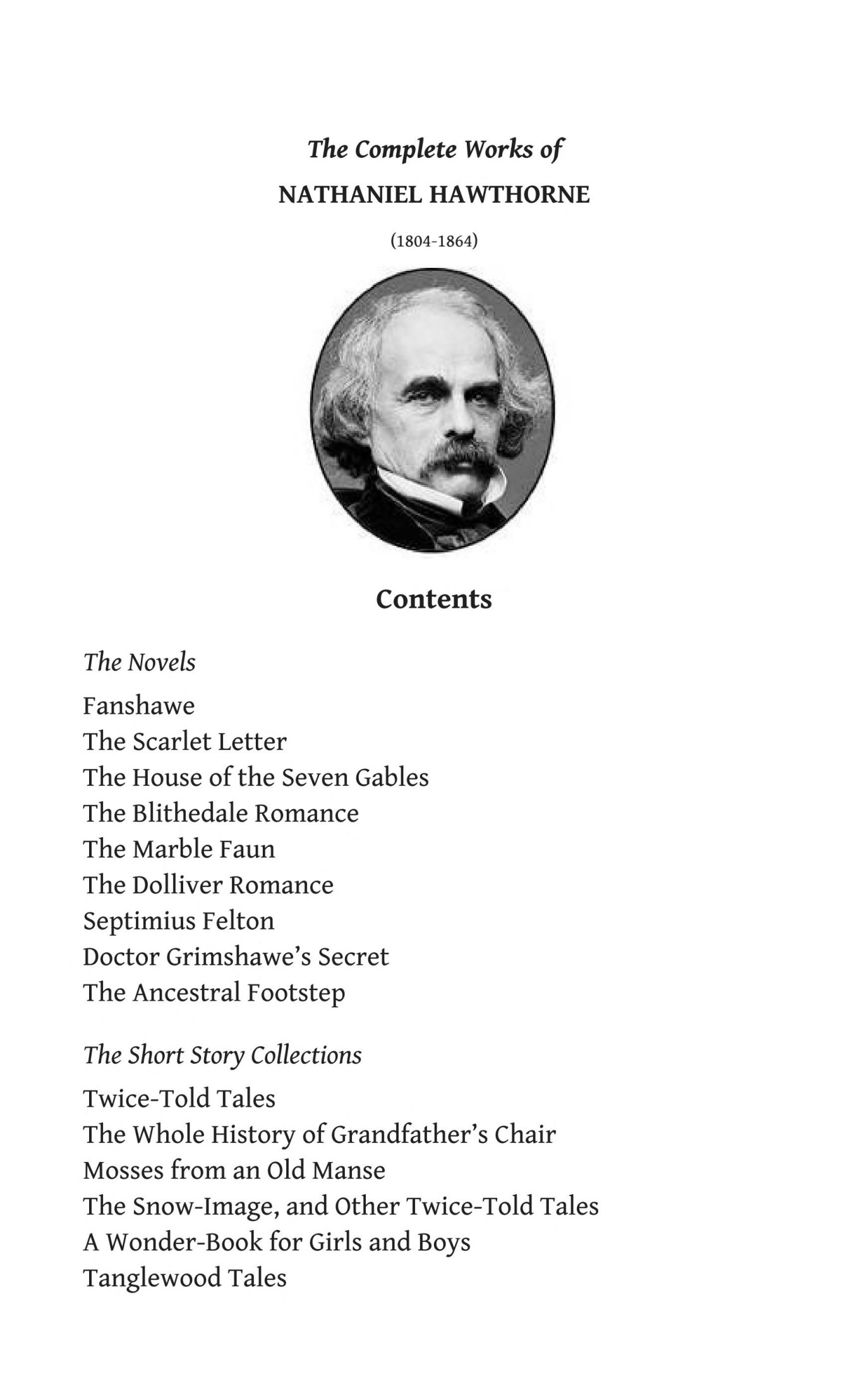 Delphi Complete Works of Nathaniel Hawthorne (Illustrated)