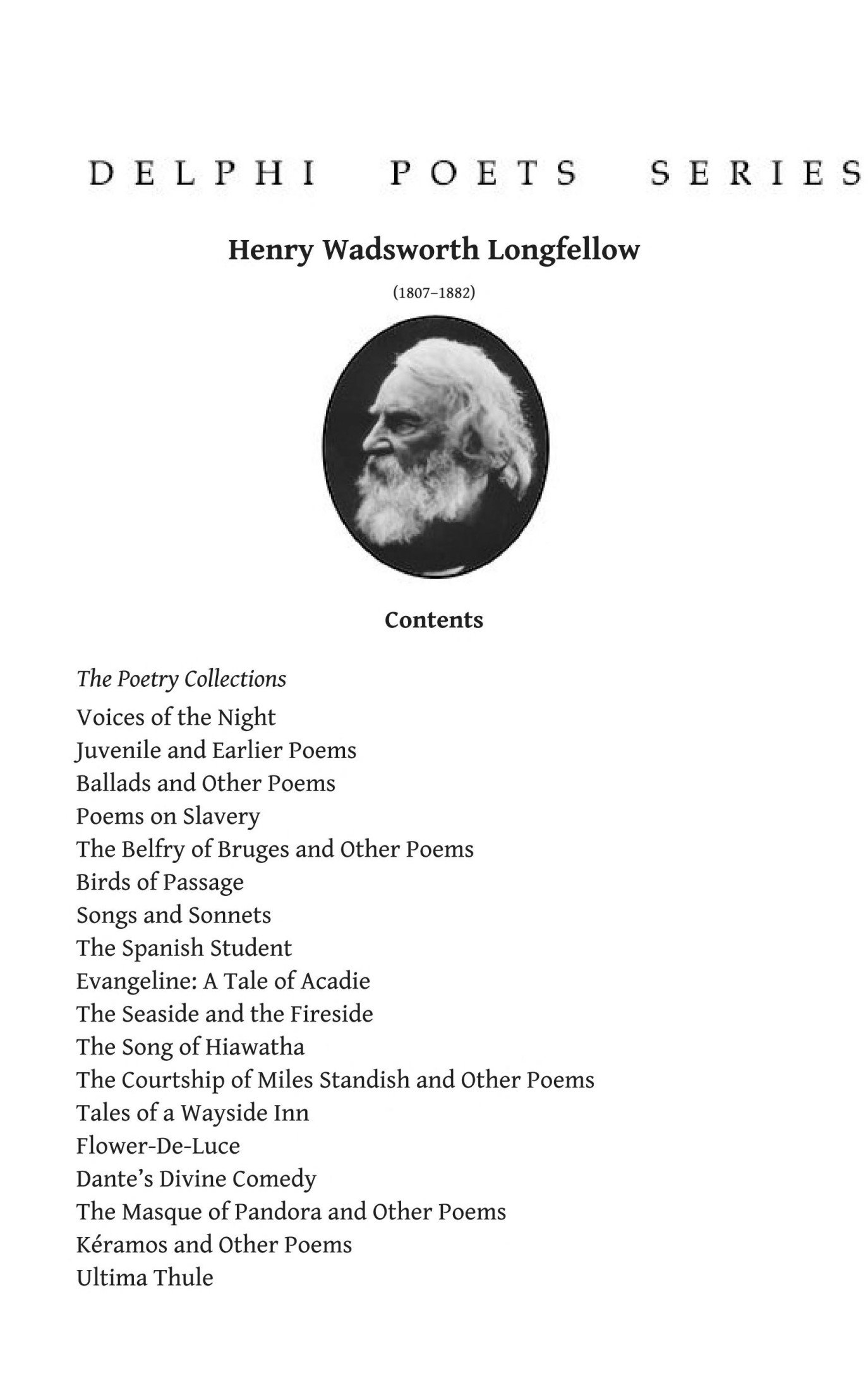 Delphi Complete Works of Henry Wadsworth Longfellow (Illustrated)